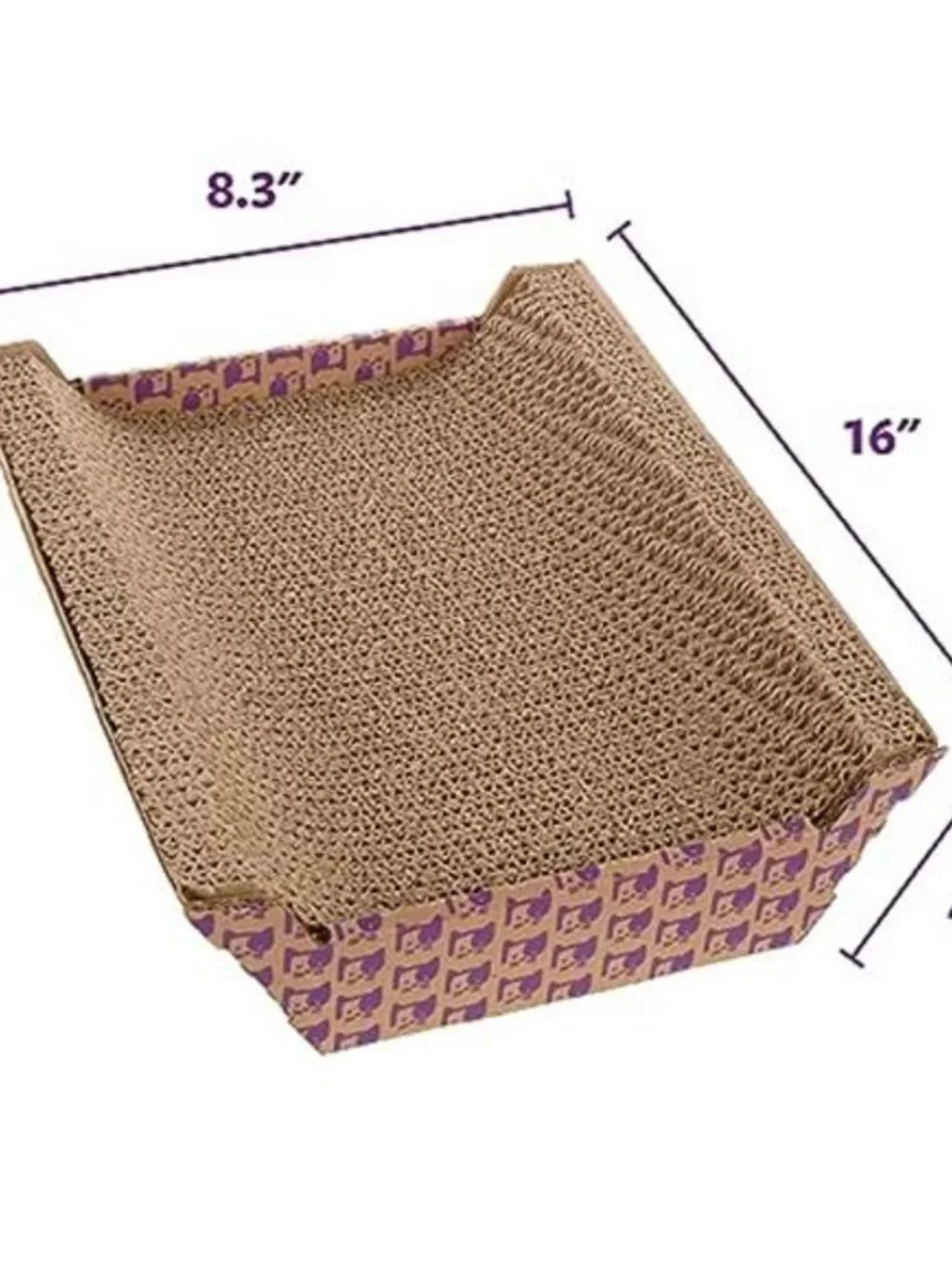 Cat Scratcher Lounge Bed Cardboard Cat Scratcher Catnip Infused Bed